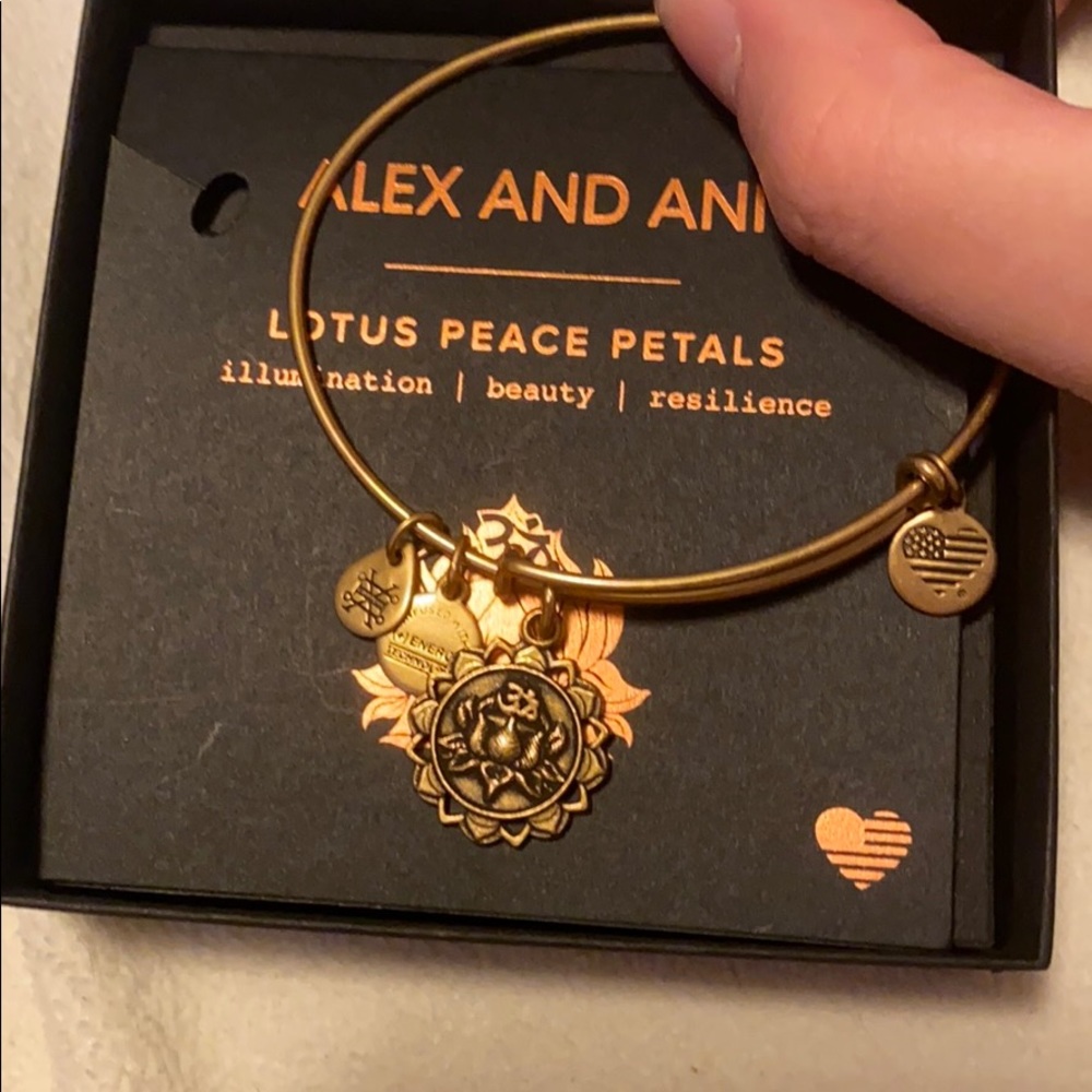 Alex and Ani Lotus Bracelet
